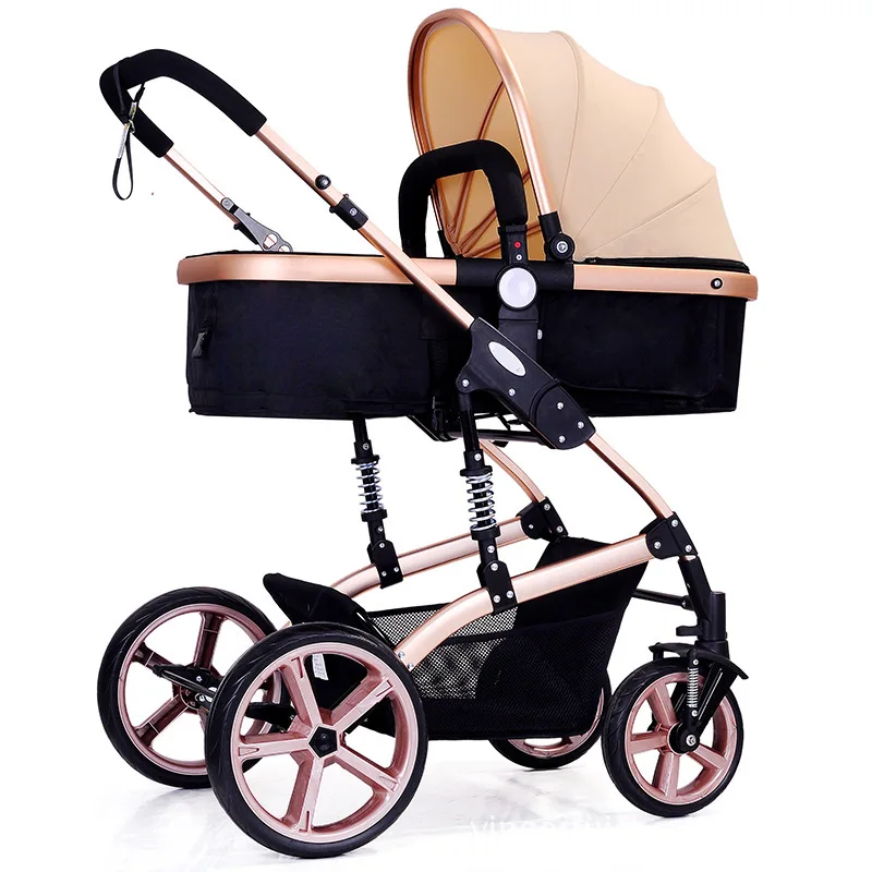 High  View baby stroller can sit in a stroller bb baby Stroller Folding bidirectional Shock absorber children's trolley
