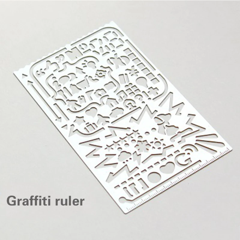 Творческие металлические полые трафареты стрелка кошка мышь узор цветочный