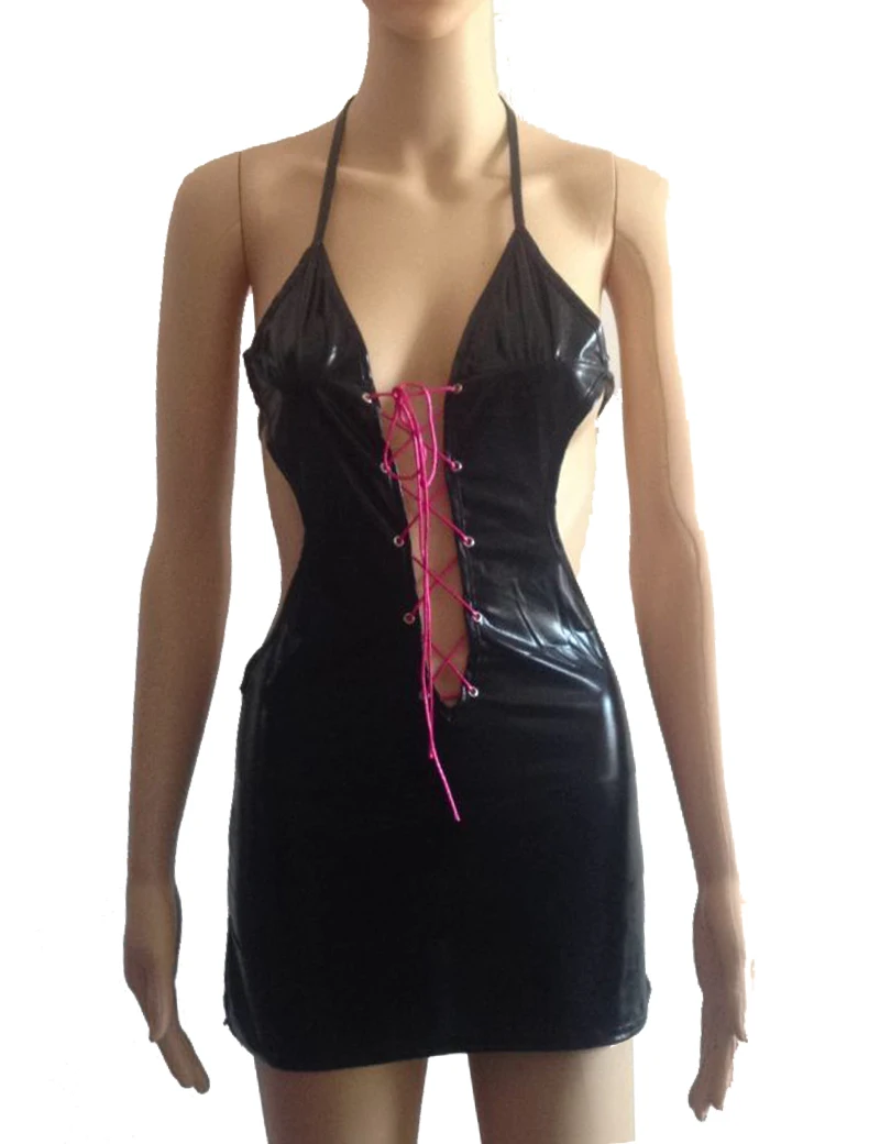 Ночная Клубная одежда синее/розовое/Черное женское стильное облегающее