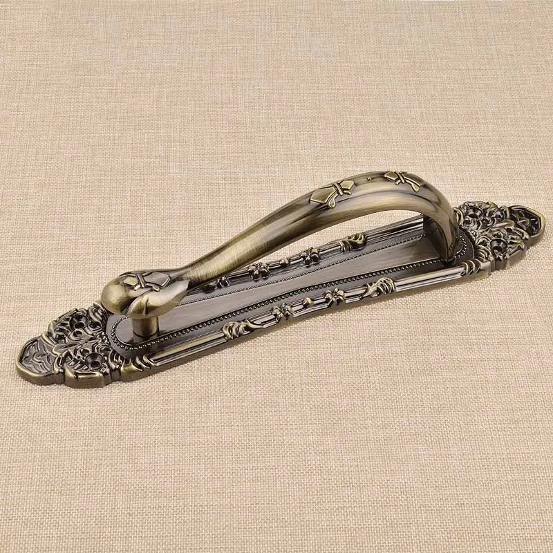 2 шт. ретро классические противоугонные дверные ручки и двойные двери с большим