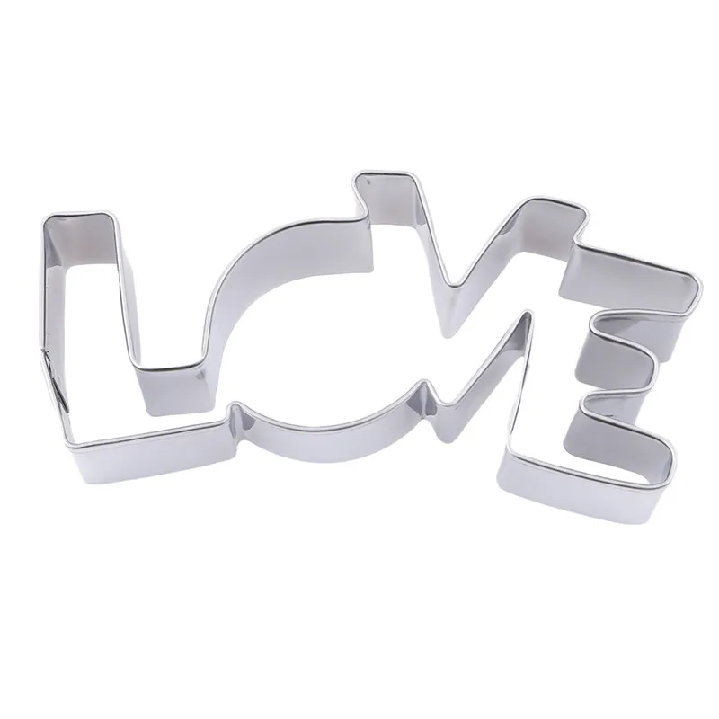 Fashion Creative Lover Series Design Cookie Cutter LOVE Letter Shape Forms For Biscuit Mold Bakeware Pastry Confectionery Tools | Дом и сад