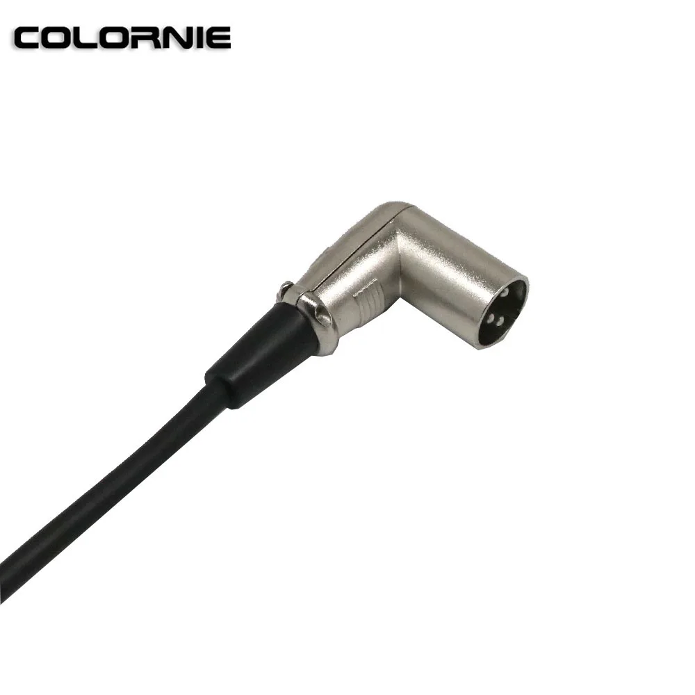 3 PIN XLR разъем под прямым углом мужского и женского разъем 90 градусов 30 см кабель для сцены светильник эффект