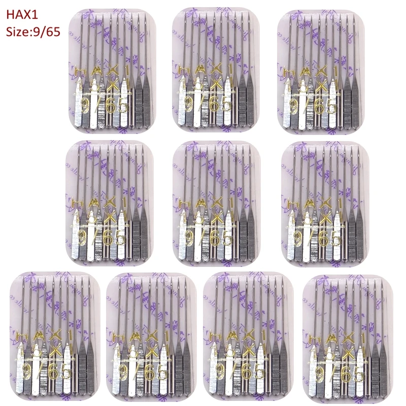 Швейные иглы 100 шт размер 65/9 HAX1 705H 130R 130/705H 15X1H для бытовой швейной машины Bernina Toyota