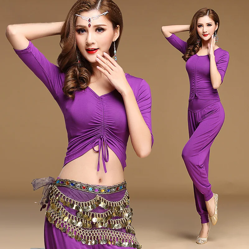 Женский костюм для танца живота из 3 предметов откровенный танцевальный