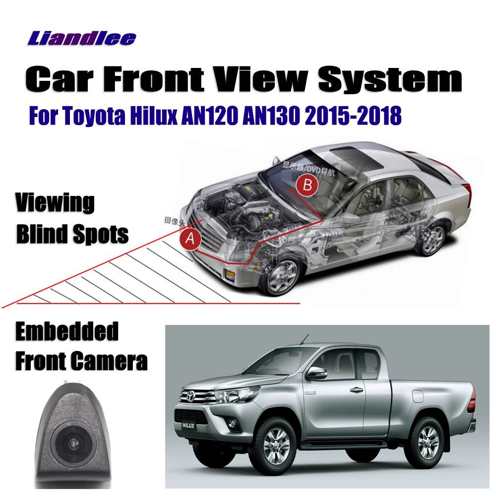 Автомобильная Передняя гриль камера с логотипом для Toyota Land Cruiser Prado J150 2009 2018 не