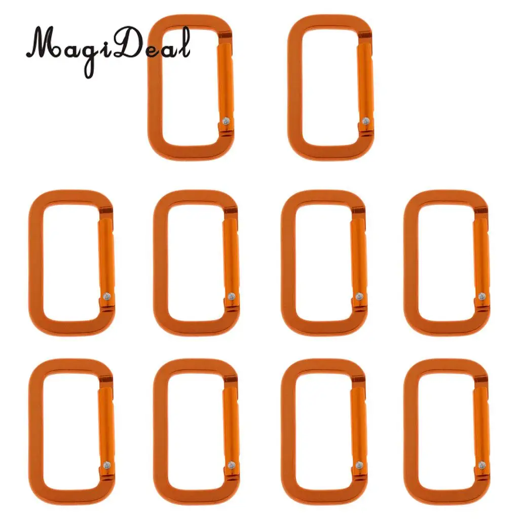 Прямоугольная пружинная защелка magiидеально 10 карабин для кемпинга походов