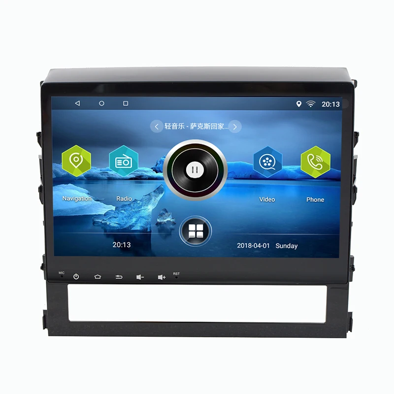 10 2 дюймов Android 7.0.0 GPS навигация для Toyota Land Cruiser LC200 2015 2016 с сенсорным экраном авто