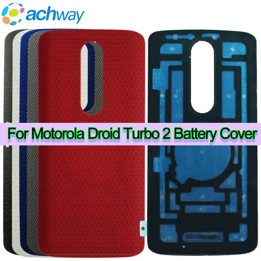 Задняя крышка аккумулятора для Motorola Droid Turbo 2 XT1585 XT1580 XT1581 оригинальный корпус
