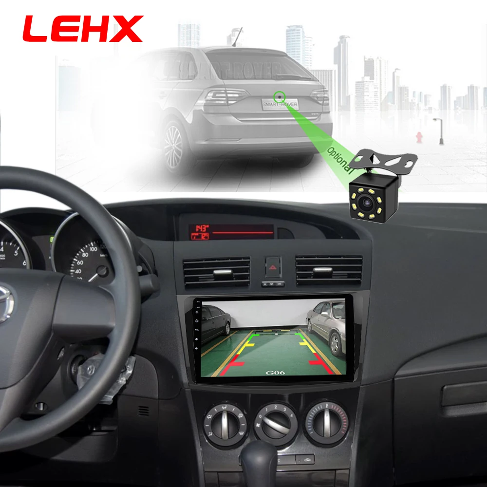 Автомобильный DVD gps android 8,1 автомобильный Радио стерео 2G 32G карта четырехъядерный 2 din Автомобильный мультимедийный плеер для Mazda 3 2004-2013 maxx axel