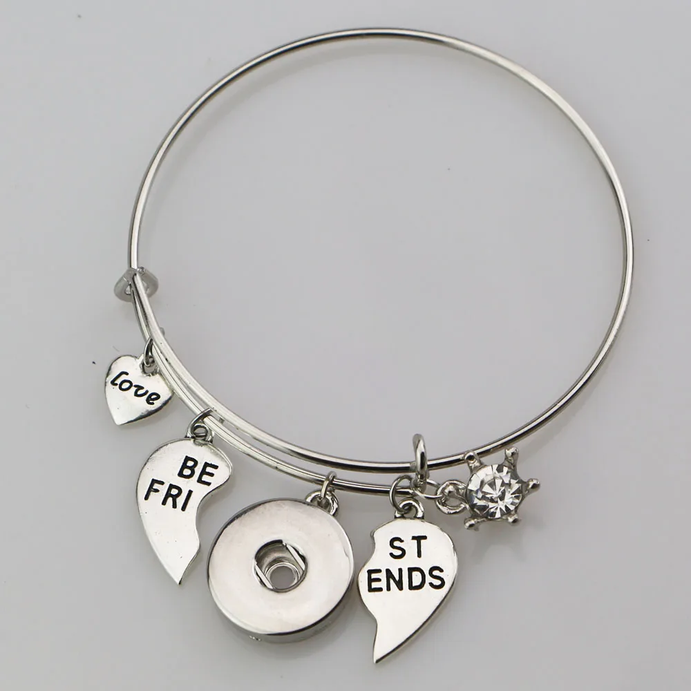 Мужские и женские браслеты с металлическими кнопками браслет в стиле Alex