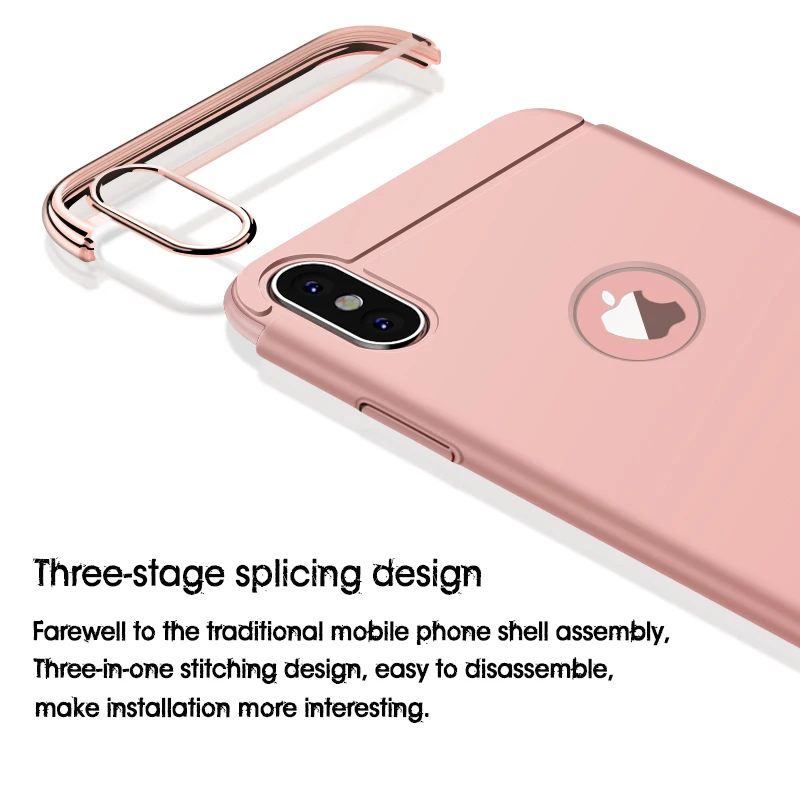 WuKong Роскошный 360 Полное защитное Плакирование Телефон чехол для iPhone 7 6 6s 8 Plus X чехол для iPhone X 8 7 6 6s Plus чехол оболочка