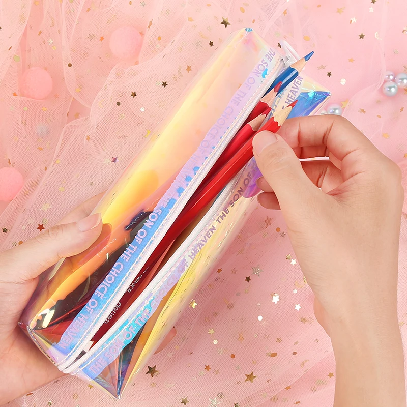 Пенал Trousse Scolaire Pennen Etui Pochette Kawaii чехол для ручки прозрачная сумка школьный кошелек