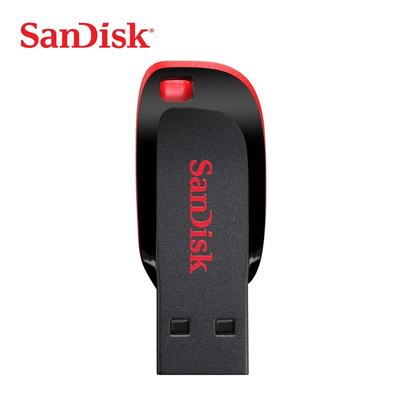 Флеш-накопитель USB SanDisk, 128 ГБ, 64 ГБ, 32 ГБ, 16 ГБ, 8 ГБ, мини-флешка, флэш-диск с адаптером USB Type C для телефона, ПК