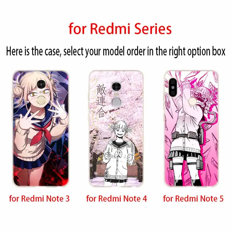 Модный мягкий чехол Toga Himiko из ТПУ для Xiaomi Redmi Note 10 9 8 7 6 5 Pro Max 10S 9S 9T 8T 4G|Бамперы| |