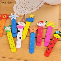 6pcslots wooden cartoon bookmarks gifts cute children supplies for kids wooden ruler childrens gift prizeyoue shone