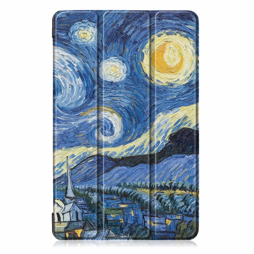 Чехол для samsung Galaxy Tab A 10,1 чехол T510 T515 SM-T510 складной магнитный умный кожаный чехол для сна+ ручка