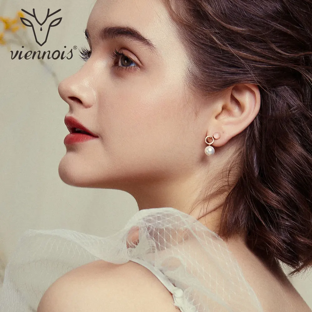 Женские круглые серьги с жемчугом в Корейском стиле | Украшения и аксессуары