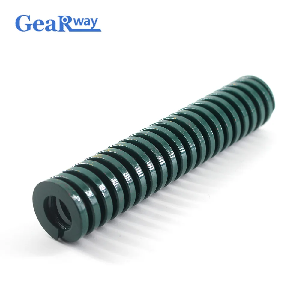 

Gearway 2pcs Green Compression Spring TH16x60/16x65/16x95/16x100mm Heavy Loading Tubular Section Mould Die Compression Spring