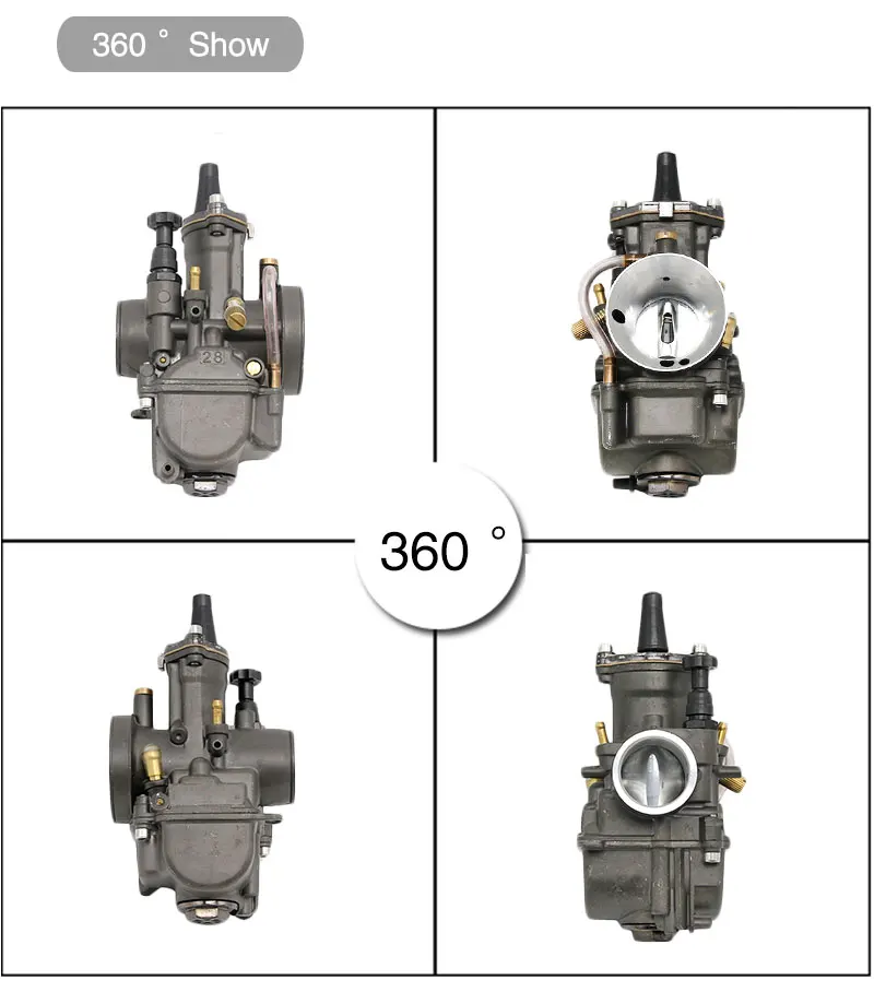 ZSDTRP 2 T/4 T Мотоцикл PWK карбюратор модифицированный 28 30 32 34 мм Carb с силовой струей для Keihin OKO Скутер ATV Quad