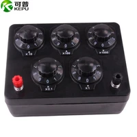 resistance box electrical instrument 0 9999 9 ohms physical electrical experiment equipment free shipping