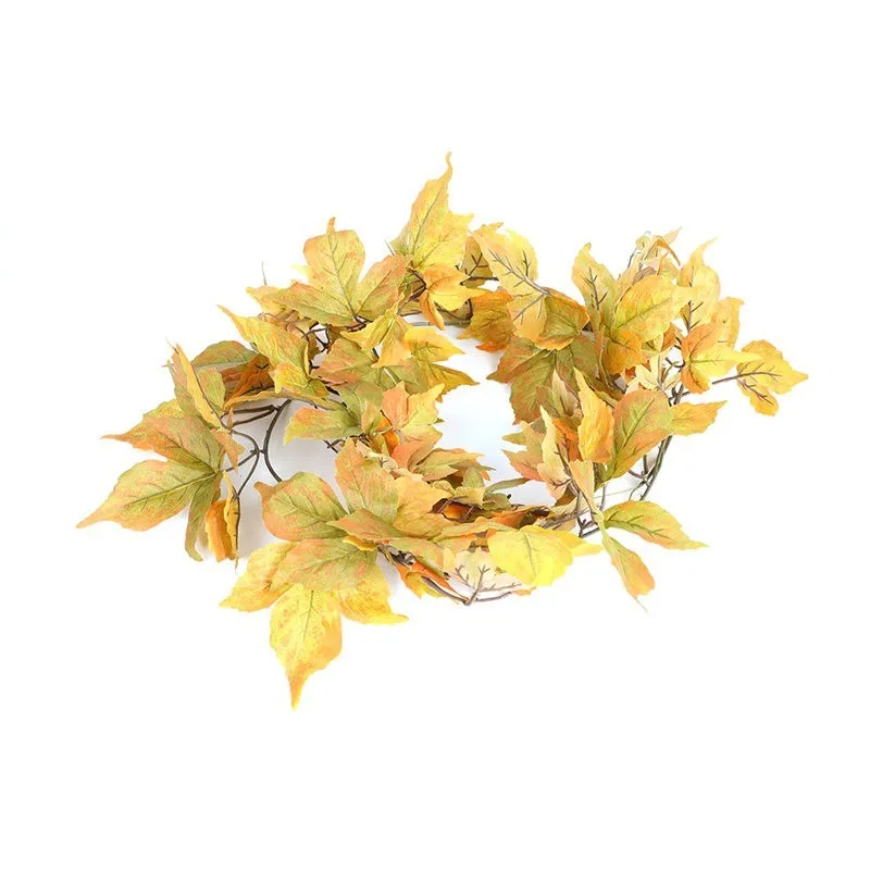 Искусственный листок лозы имитация растения цветок 180 см осень кленовый лист