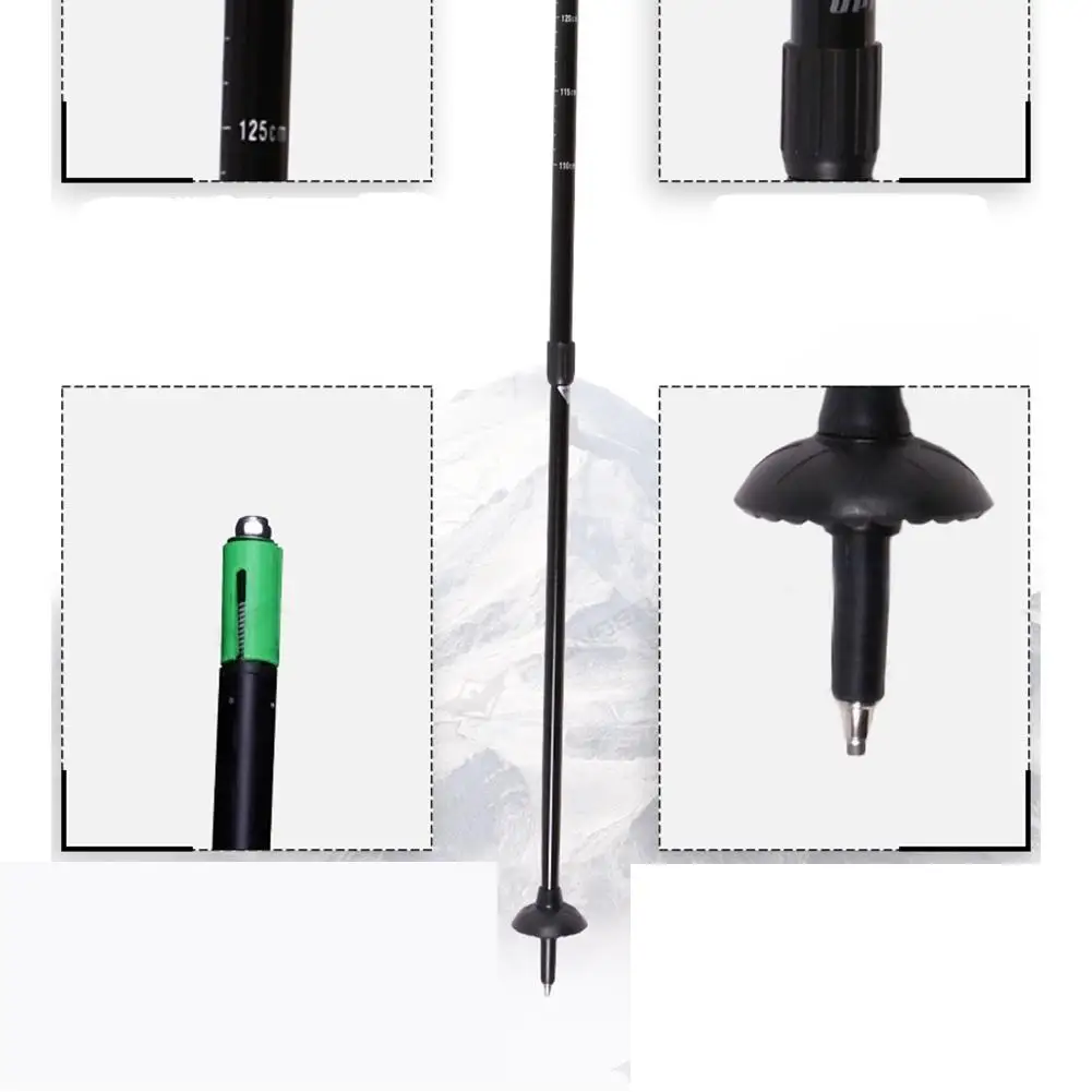 Mounchain 2 шт. треккинговые палки антиударные прочные алюминиевые походные палочки