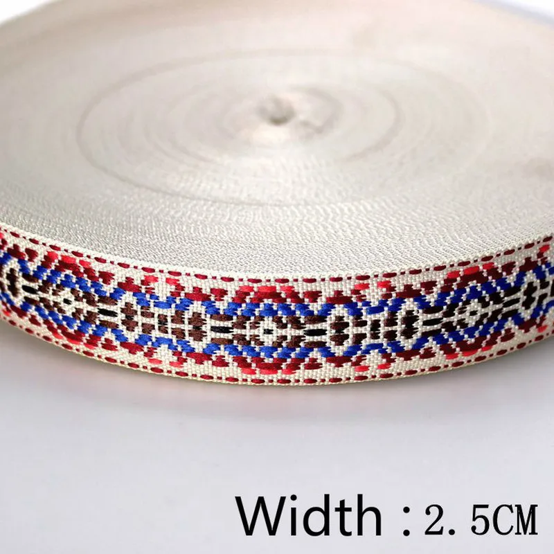 5 Yards Ethnic Jacquard Webbing Fine Quality Trim for Home Textile Bedding Apparels Bags Decoration Diy Sewing Supply | Дом и сад