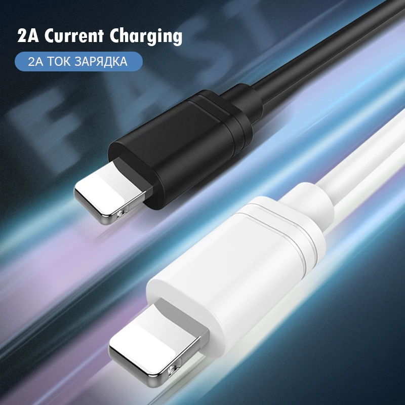 ! Кабель USB ACCEZZ TPE для зарядки и передачи данных освещение iPhone 12 11 X XS MAX XR 8 7 6 6S шнур
