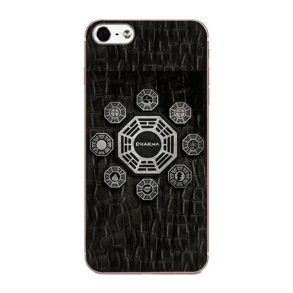 Для Apple iPhone 4 4S 5 5C 5S SE 6 6 S 7 8 Plus X XS Max XR Стиль дизайн сотового телефона чехол принт Lost серии Dharma