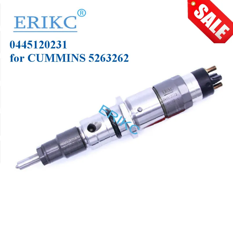 

ERIKC Injector 0445120231 Diesel Engine CR Dispenser Injector Nozzle 0445120231 Auto Complete Spray Injection 0 445 120231