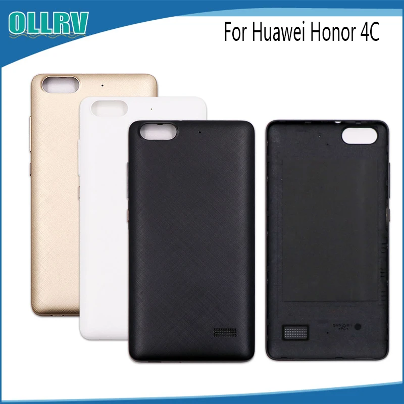 OLRRV для Huawei Honor 4C Батарейная дверь задняя крышка Корпус чехол запасные части
