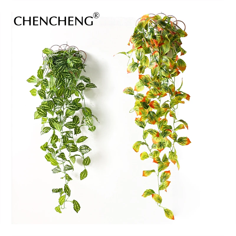 Искусственная искусственная лоза CHENCHENG 90 см подвесные листья зеленая трава сад