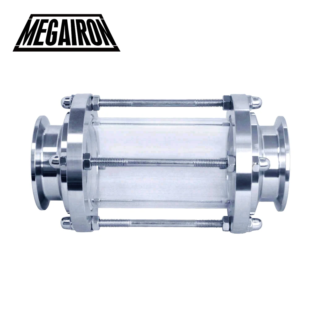 Тройной зажим MEGAIRON труба из нержавеющей стали SS316 2 дюйма внешний диаметр 51 мм