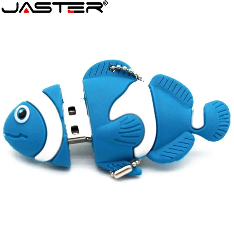 JASTER хит продаж милый флеш диск USB 2 0 с рыбкой ручка накопитель маленькие животные