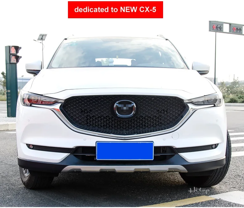 Для Mazda Новый CX-5 2017 2018 нержавеющая сталь опорная плита бампера защиты 2 шт./компл.