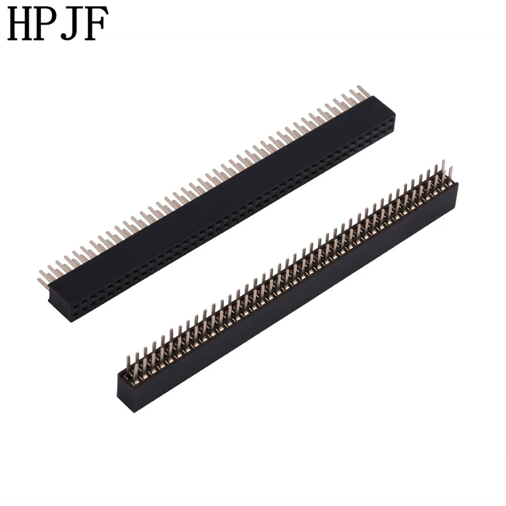 2 шт. шаг 1 27 мм 2x4 0/50Pin 80/100 Pin Женский двойной прямой ряд Заголовок разъем |