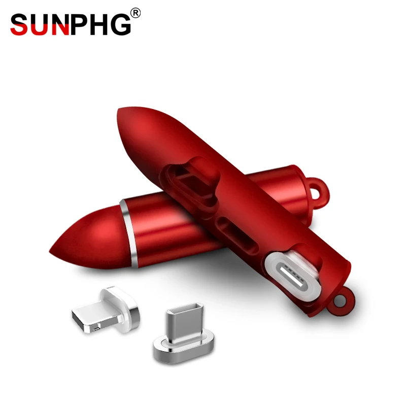 Магнитный Кабельный штекер SUNPHG Штекерный разъем коробка для хранения Тип C Micro USB