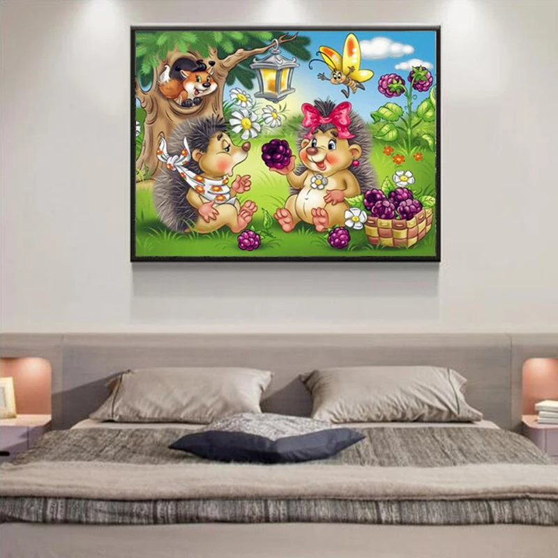 5D DIY Diamond Painting Full Square/Round Drill &quotsquirrel&quot Embroidery Cross Stitch gift Home Decor Gift D01 | Дом и сад