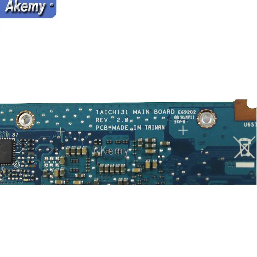 

For Asus TAICHI31 Laptop motherboard Taichi 31 mainboard with I3-3217 CPU 4GB Ram Good working