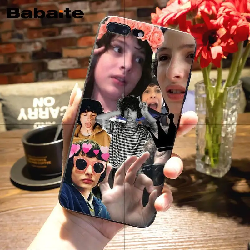 A11 Babaite Finn Wolfhard Stranger Things TPU черный чехол для телефона для Apple iPhone 8 7 6 6S Plus X XS MAX 5 5S SE XR 11 11pro 11promax - Цвет: A11