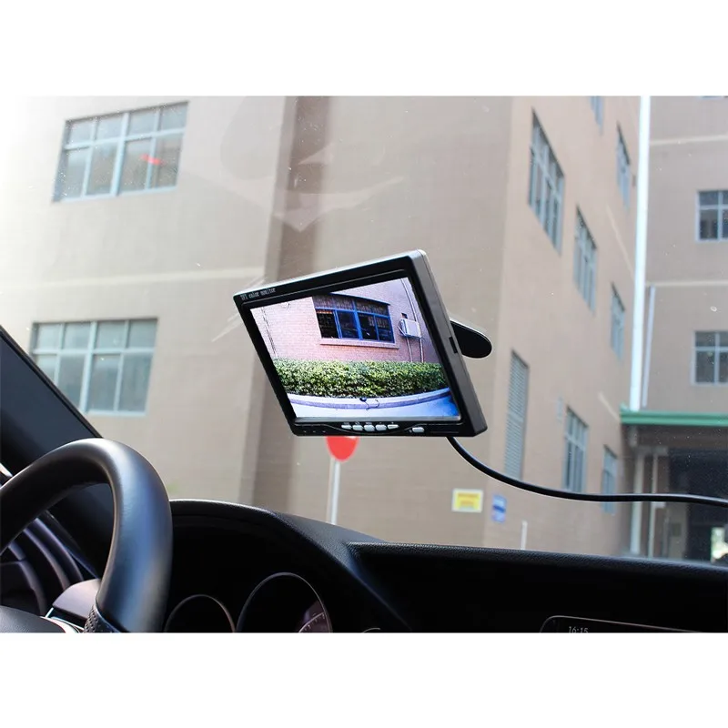 GreenYi DC 12-24V Автобус Грузовик парковочная камера монитор система помощи, HD 7 дюймов автомобильные мониторы с камерой заднего вида 6~ 20 м кабель