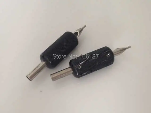 2 шт. черные патроны для тату-машинки из алюминиевого сплава ручки с насадками