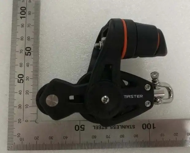 Оборудование для парусника 35 мм 1 3/" Одиночная Поворотная Скоба скрипка Fairlead шип блок BP-3521F