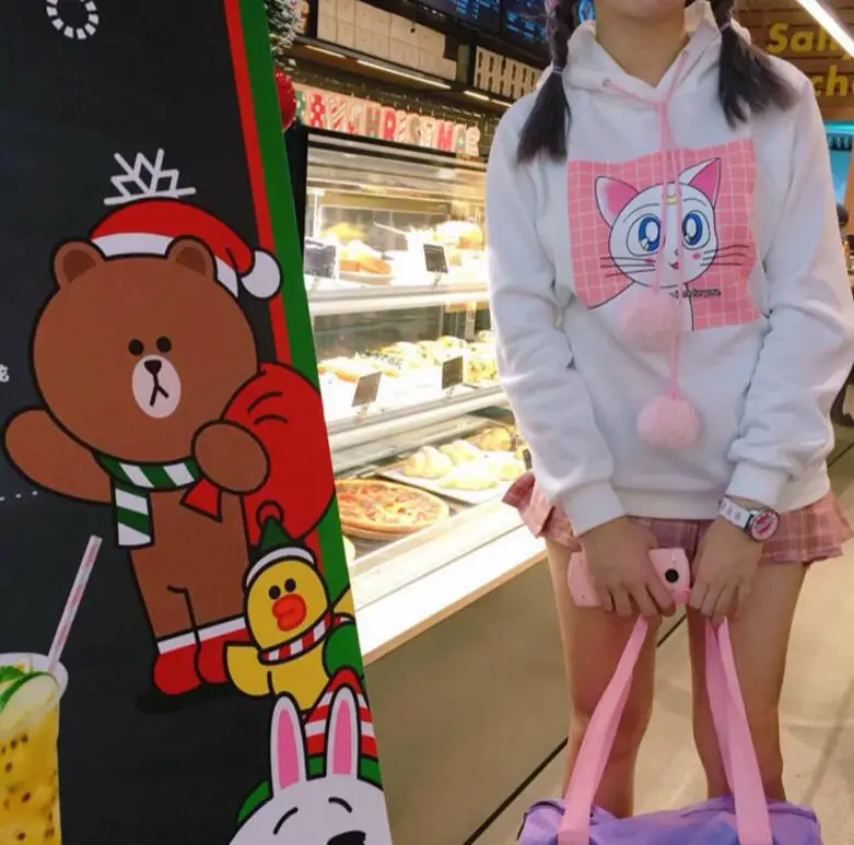 Эксклюзивные толстовки с капюшоном и ушками Сейлор Мун|ear sweatshirt|hood earssweatshirt sweatshirt |