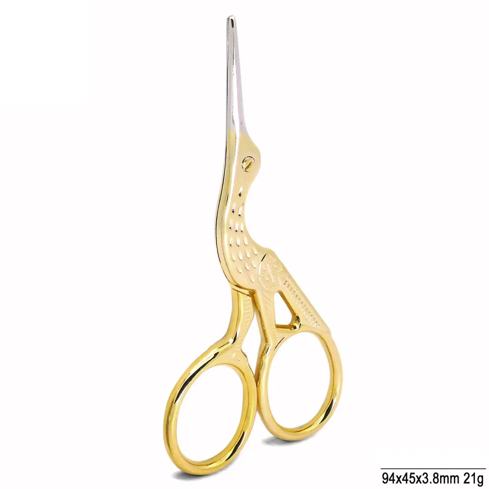 Винтажные ножницы для шитья из углеродистой стали Stork Bird Style вручную|carbon steel