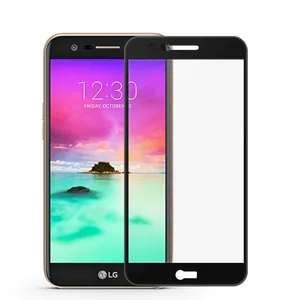 For LG K10 2017 M250N M250 N M 250 X400 5.3inch Full Cover Tempered Glass Screen Protector For k 10 2017 Full Cover 9H Film Case