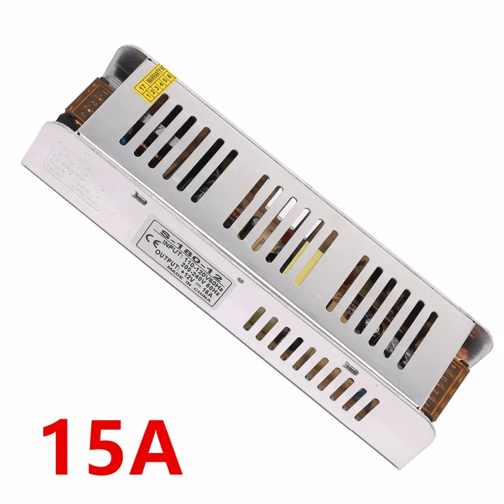 AC 110 В-220 В к DC 12 Трансформаторы освещения 1A 5A 10A 20A 30A светодио дный водитель фары