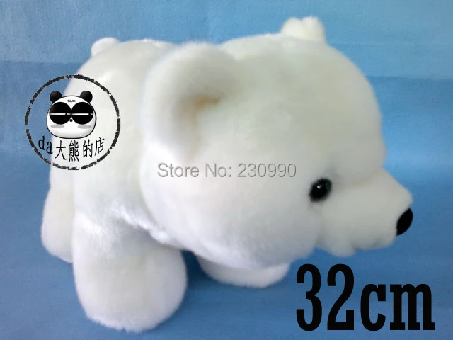Новинка 2017 32 см белые детские плюшевые игрушки с изображением белых медведей для