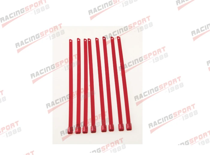 

8PCS 8" STAINLESS STEEL WIRE/CABLE TIES LONG FOR EXHAUST PIPE METAL HEADER WRAP