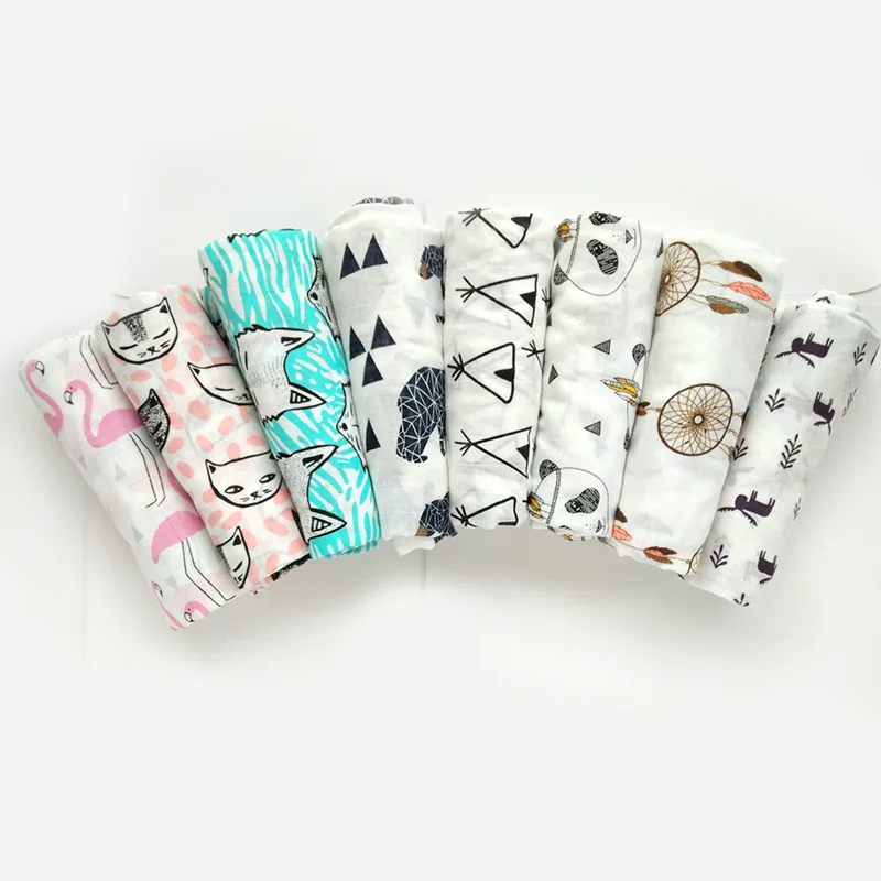 Летнее 100% хлопковое муслиновое одеяло для малышей 3 шт./компл. банные полотенца